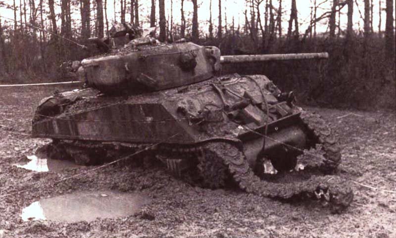 Mined M4A3 (76) VVSS Sherman