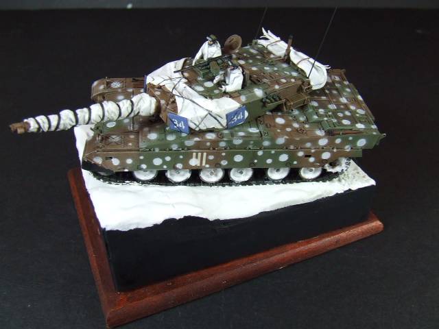 Type 90 in winter camo