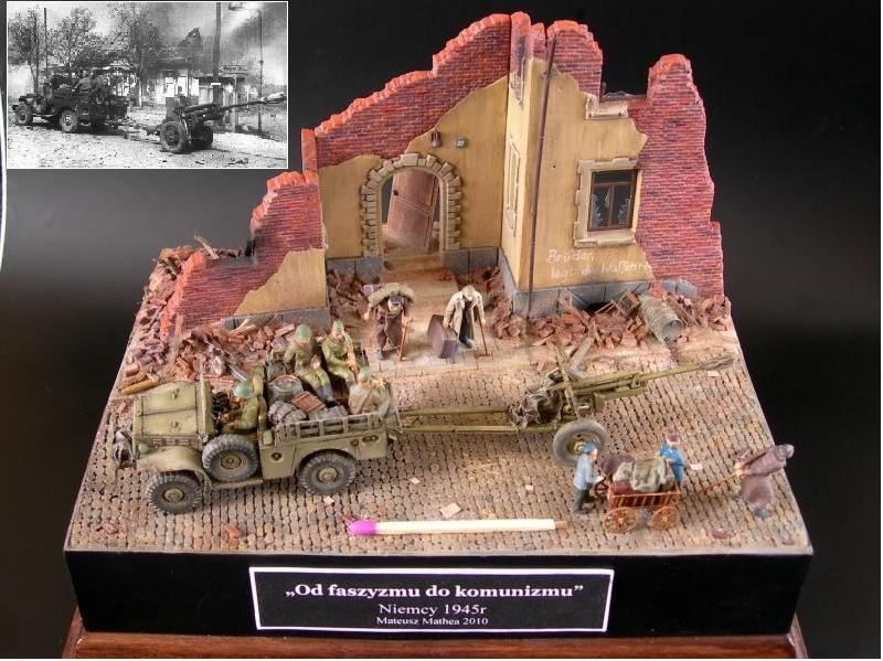 "From fascism to communism" - Dodge WC-52 diorama 1/72